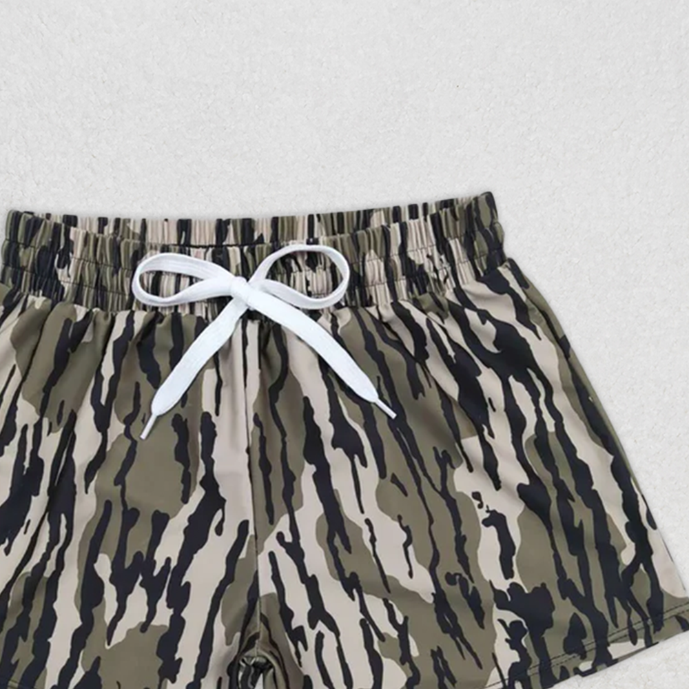 S0194 RTS NO MOQ Baby Boys Summer Swimsuits Camouflage swimming trunks