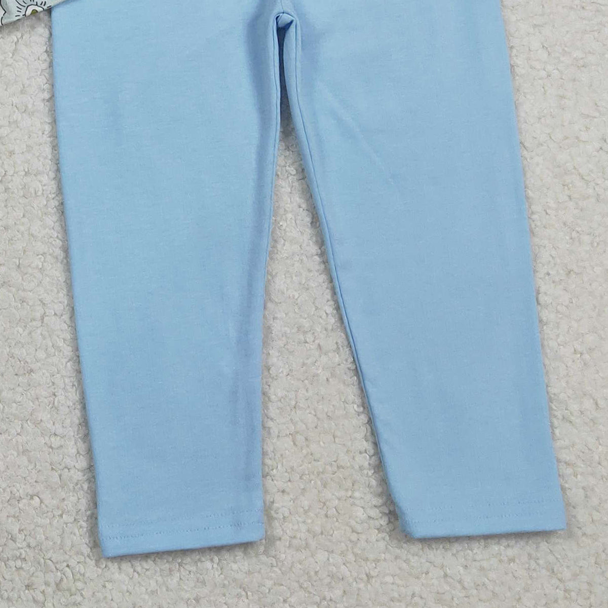 1.23 RTS NO MOQ （In stock）GLP3168 Baby Girls Colorful Flowers Collar Tunic Legging Pants Clothes Sets