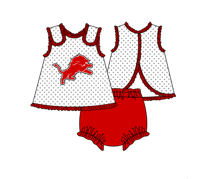 CUSTOM MOQ 5 Sibling Boys Baby Girls Red Top Shorts Clothes Set Knee Length Dress Rompers