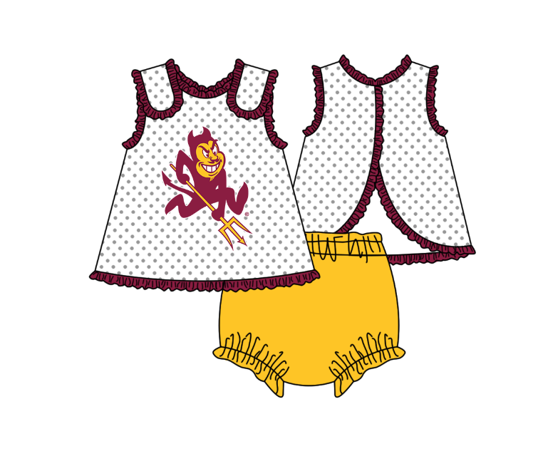 CUSTOM MOQ 5 Sibling Boys Baby Girls Red Top Shorts Clothes Set Knee Length Dress Rompers