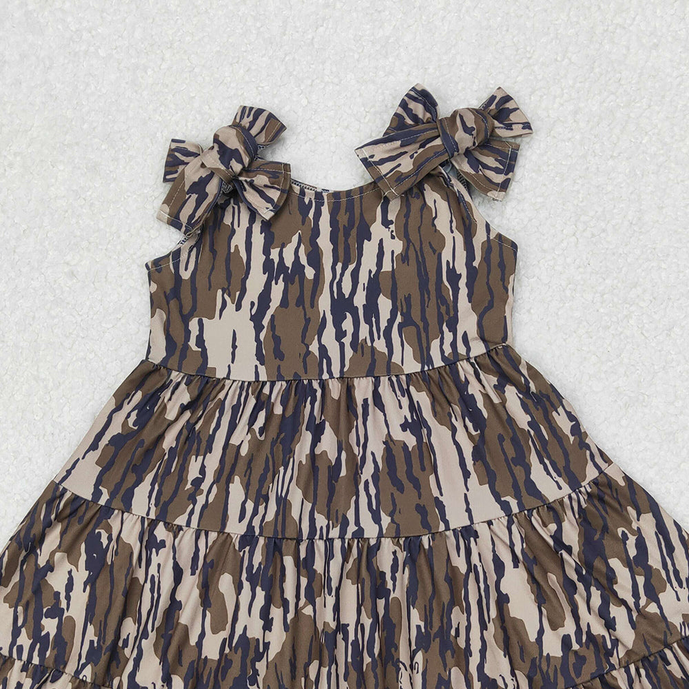4.08 GSD2203 RTS NO MOQ Baby Girls Bottomland Camouflage Dress