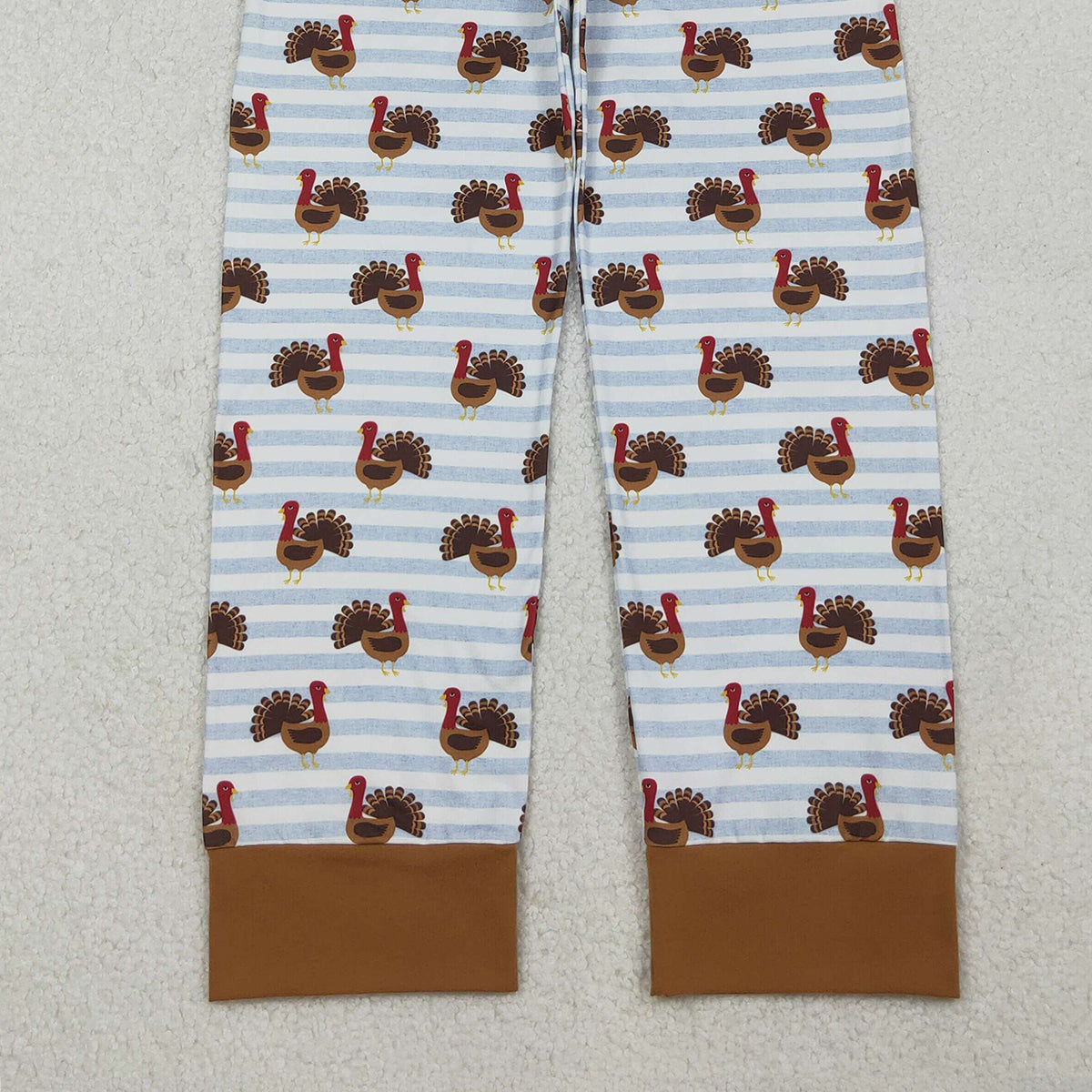 10.16 RTS NO MOQ （In stock）P0516  Adult Women Thanksgiving Turkey Pajamas Pants Bottom