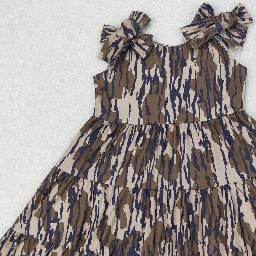 4.08 GSD2203 RTS NO MOQ Baby Girls Bottomland Camouflage Dress