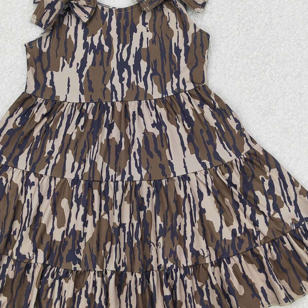 4.08 GSD2203 RTS NO MOQ Baby Girls Bottomland Camouflage Dress