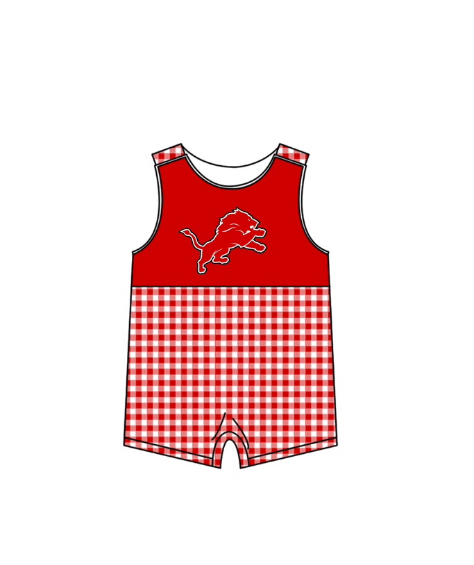 CUSTOM MOQ 5 Sibling Boys Baby Girls Red Top Shorts Clothes Set Knee Length Dress Rompers