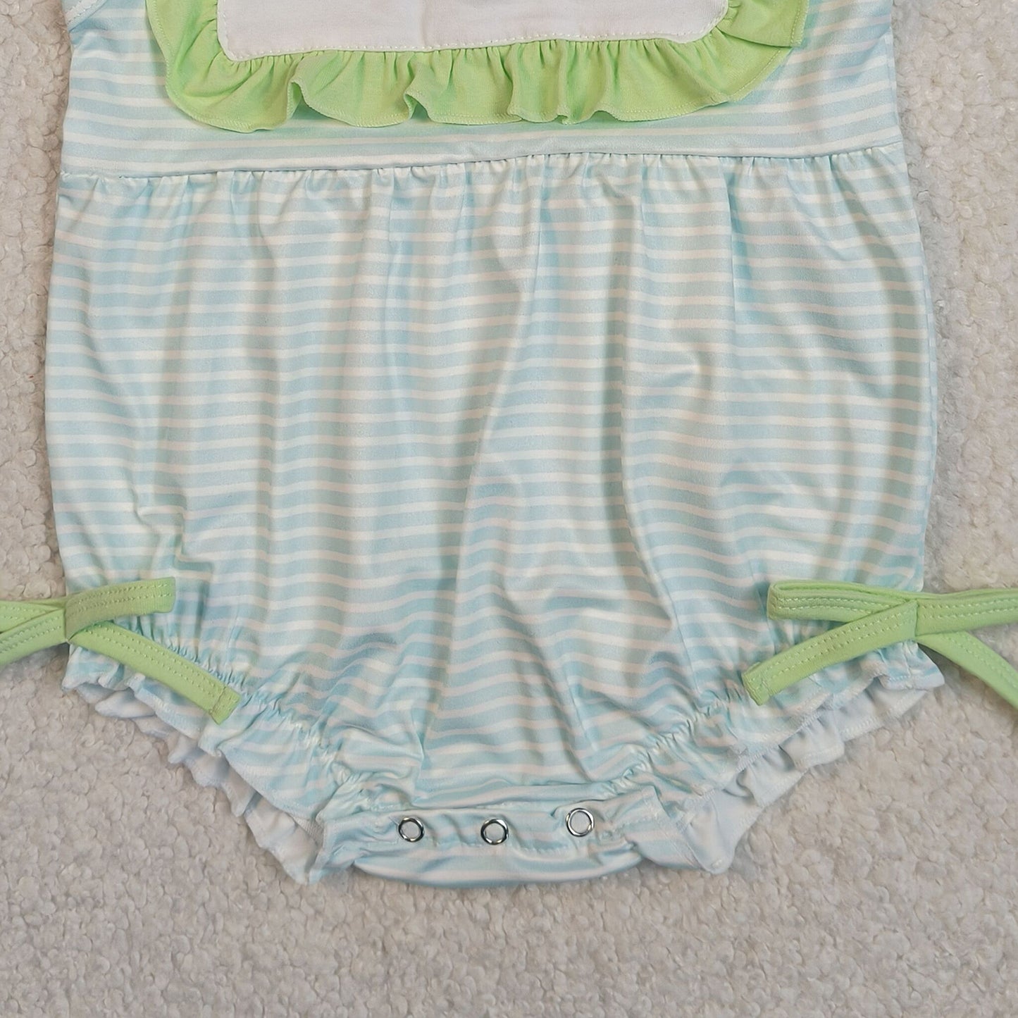 SR4082 RTS NO MOQ （In stock）Sleeveless duck embroidery baby girl summer romper
