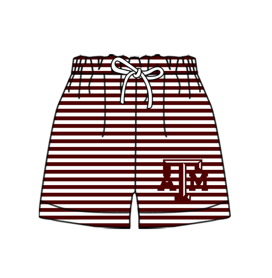 CUSTOM MOQ 5 Cute Comfortable Clothing For Kids Baby Kids Summer Red T Bottom Team Shorts