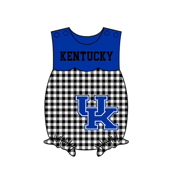 3.6 CUSTOM MOQ 5 Sibling Boys Baby Girls Blue UK Checked Top Shorts Clothes Set Knee Length Dress Rompers