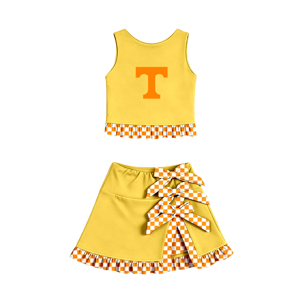 CUSTOM MOQ 5 mix size summer teams  Skirt Shorts Yoga Active Clothes Sets