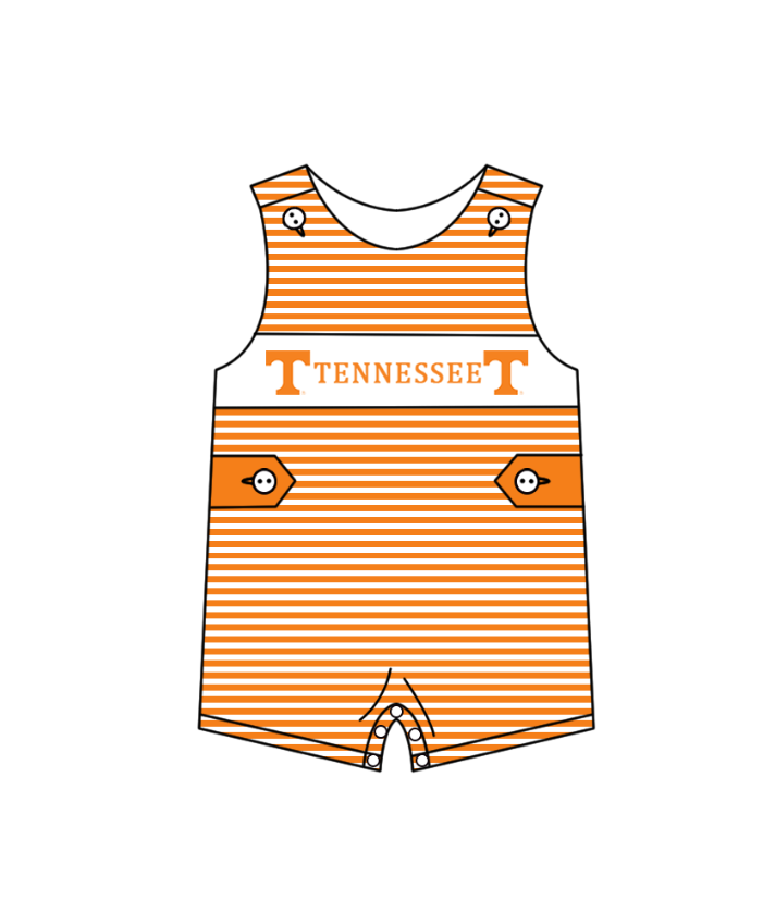 CUSTOM MOQ 5 Sibling Baby Kids Orange Stripe Top Ruffles Shorts Clothes Set Knee Length Dress Rompers