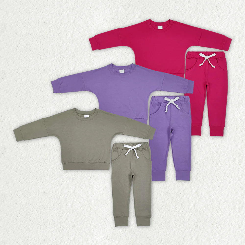 12.15 RTS Sibling Baby Kids Cotton Shirts Pants Sports Clothes Sets