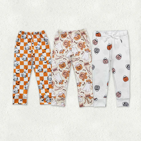 11.3 RTS Sibling Baby Boys Halloween Ghosts Pumpkins Legging Pants Bottom