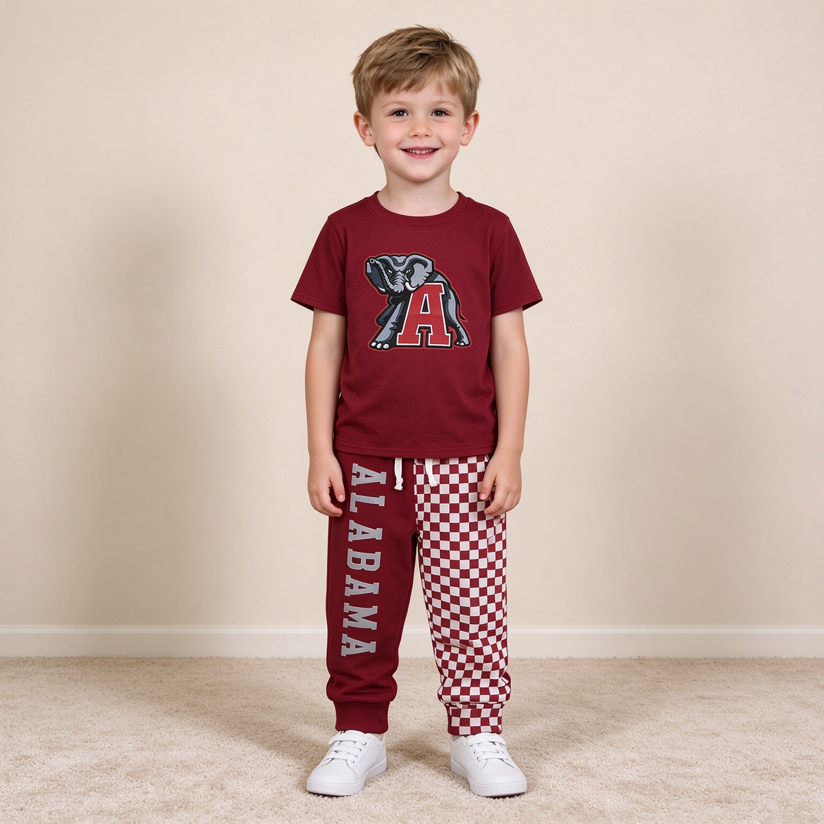 RTS NO MOQ （In stock）milk silk BSPO0697（BT1883+P1060） Baby Boys Red Shirt Top Pockets Joggers Team Clothes Sets