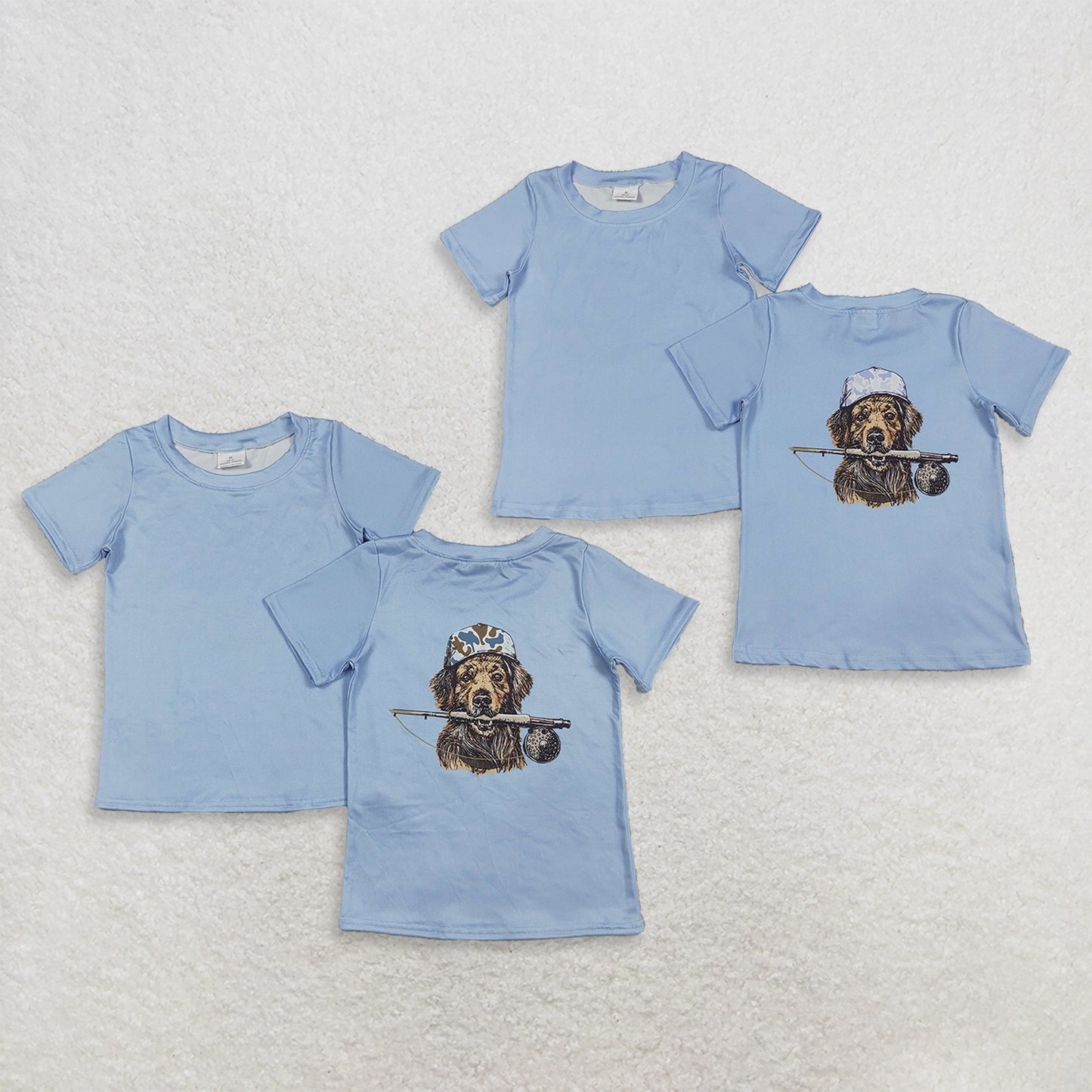 RTS Sibling Short sleeves camo hunting dog fishing boys summer shirt  Reviews