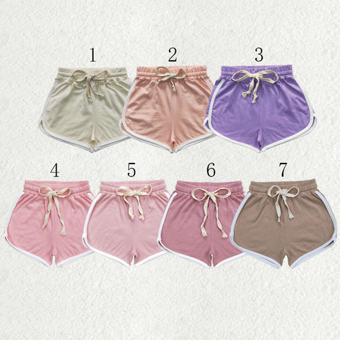 10.11 RTS Sibling Baby Girls Colorful Summer Cotton Shorts Bottom