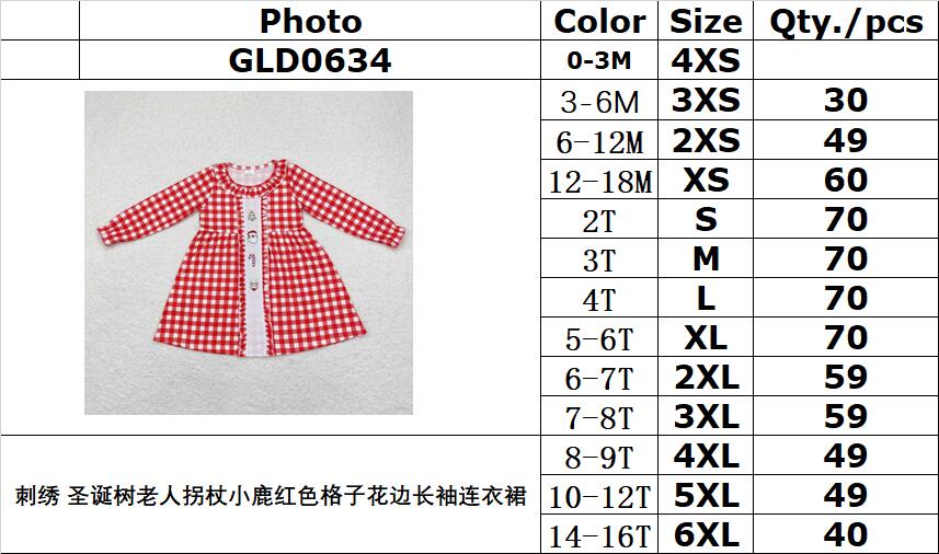 RTS no moq GLD0634 Baby girl  autumn clothes long sleeves top kids dress