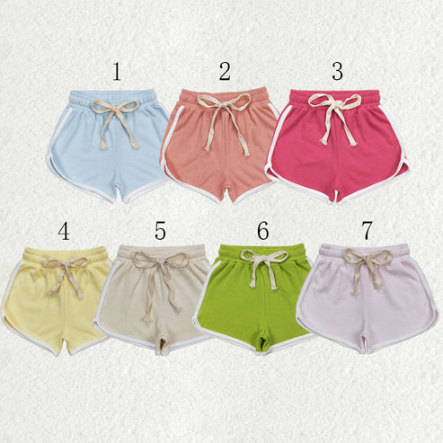 10.11 RTS Sibling Baby Girls Colorful Summer Cotton Shorts