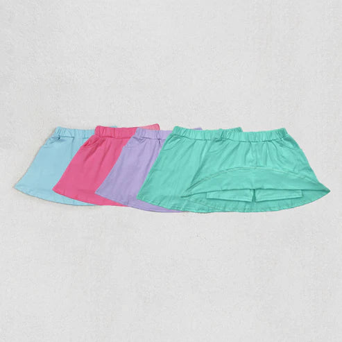11.10 RTS Sibling Baby Girls Pocket Cotton Skorts Skirts