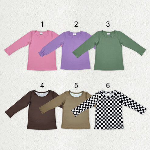 9.20 RTS Sibling Baby Girls Long Sleeves Tee Shirts Top