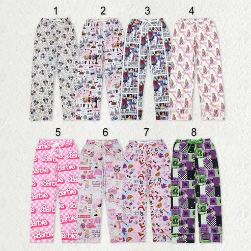 9.20 RTS Sibling Adult Women Cartoon Mouses Bows Singers Pajamas Flare Pants