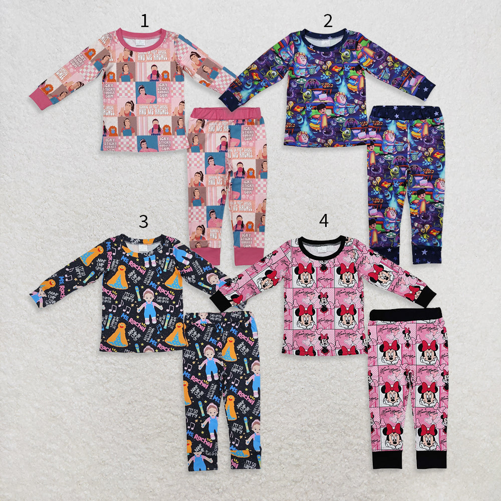 10.20 RTS Sibling Baby Girls Long Sleeve Pants Pajamas Clothes Sets