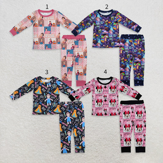 10.20 RTS Sibling Baby Girls Long Sleeve Pants Pajamas Clothes Sets