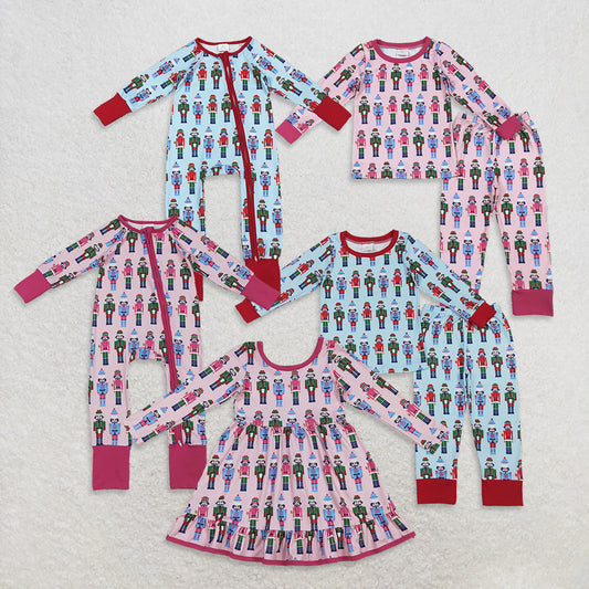 RTS Sibling Baby Long Sleeve Ballet Top Pants Christmas Pajamas Rompers Comfortable Sleepwear