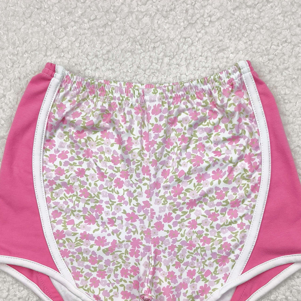 4.15 SS0523 RTS NO MOQ Baby Girls Summer Shorts baby girl clothes milk silk pink summer shorts