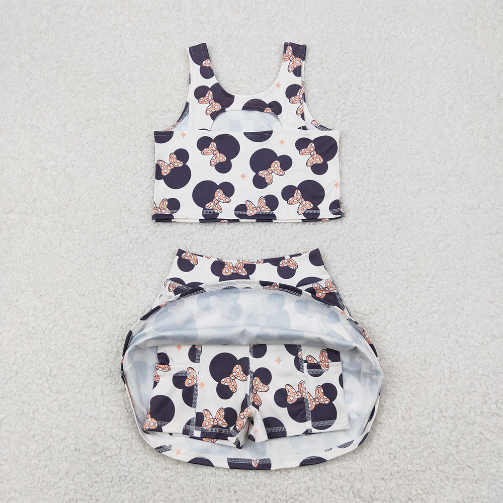 4.15 GSD1934 RTS NO MOQ Baby Girls Summer Yoga Outfits baby girls clothes sleeveless dresses
