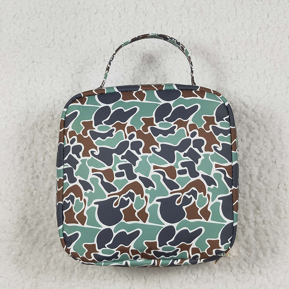 USA Shop (in stock) BA0270 Baby Bags Baby Kids Mallard Ducks Green Lunch Dinnder Picnic Boxes
