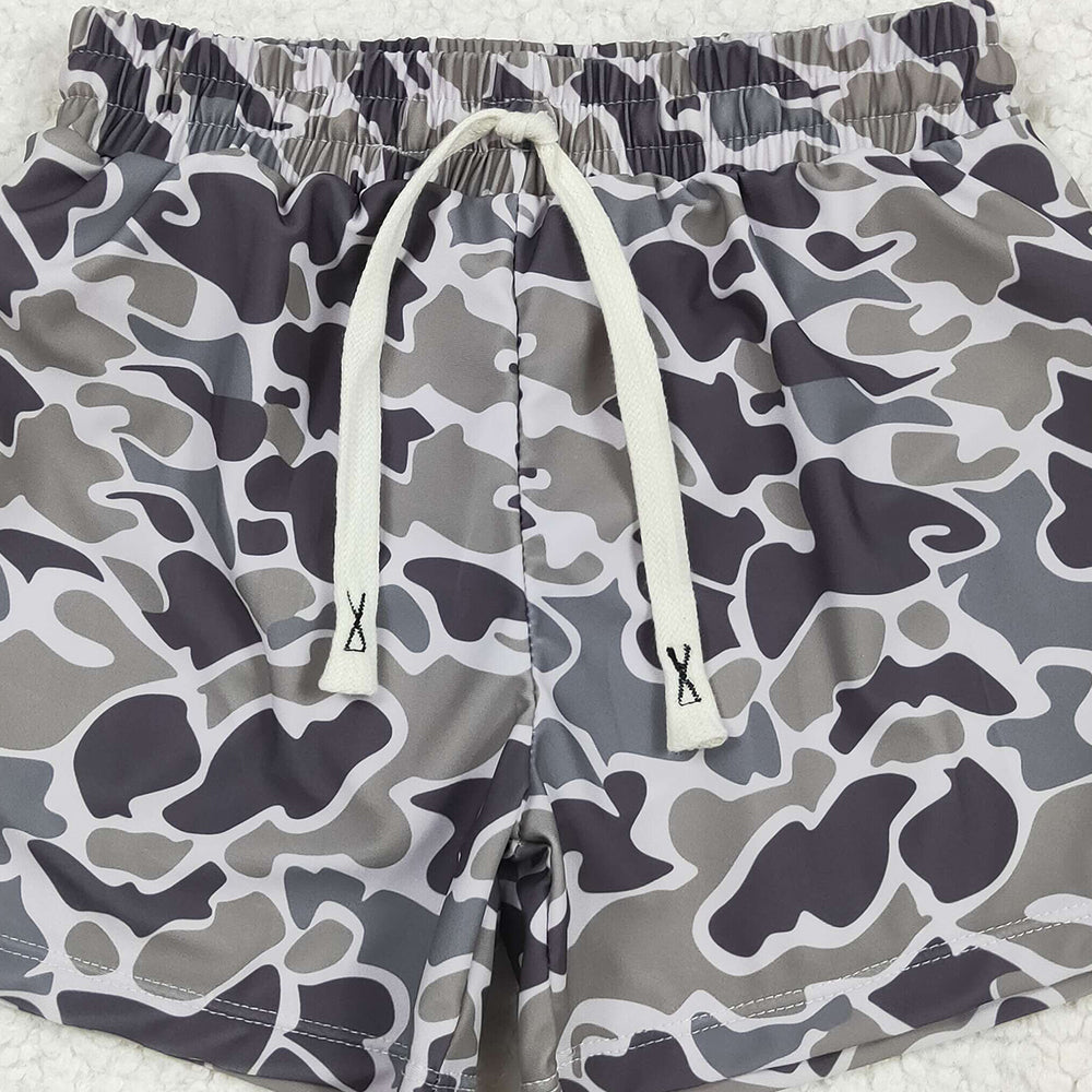 SS0079RTS NO MOQ Baby Boys Summer Swimsuits  Camo summer boy swim trunks
