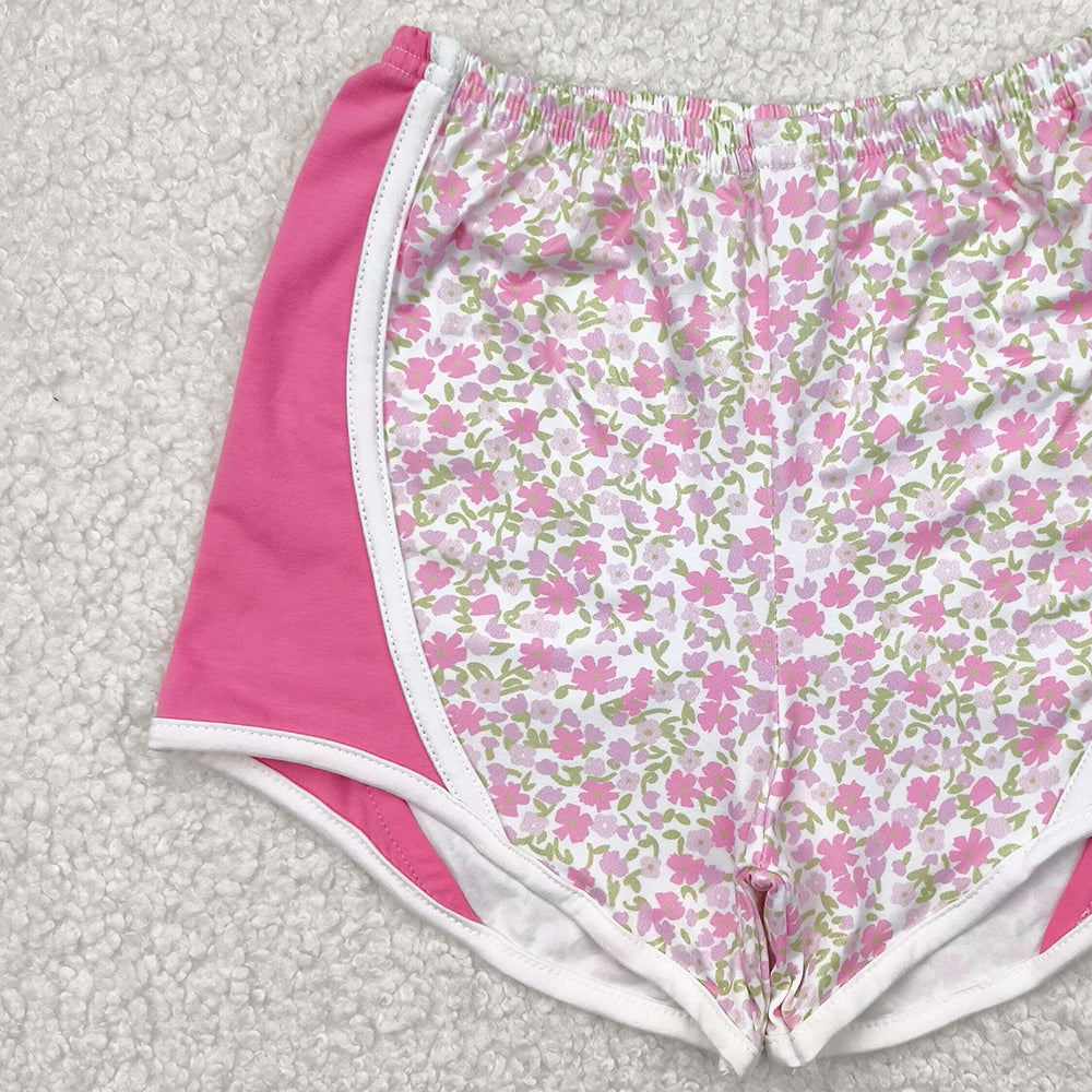 4.15 SS0523 RTS NO MOQ Baby Girls Summer Shorts baby girl clothes milk silk pink summer shorts