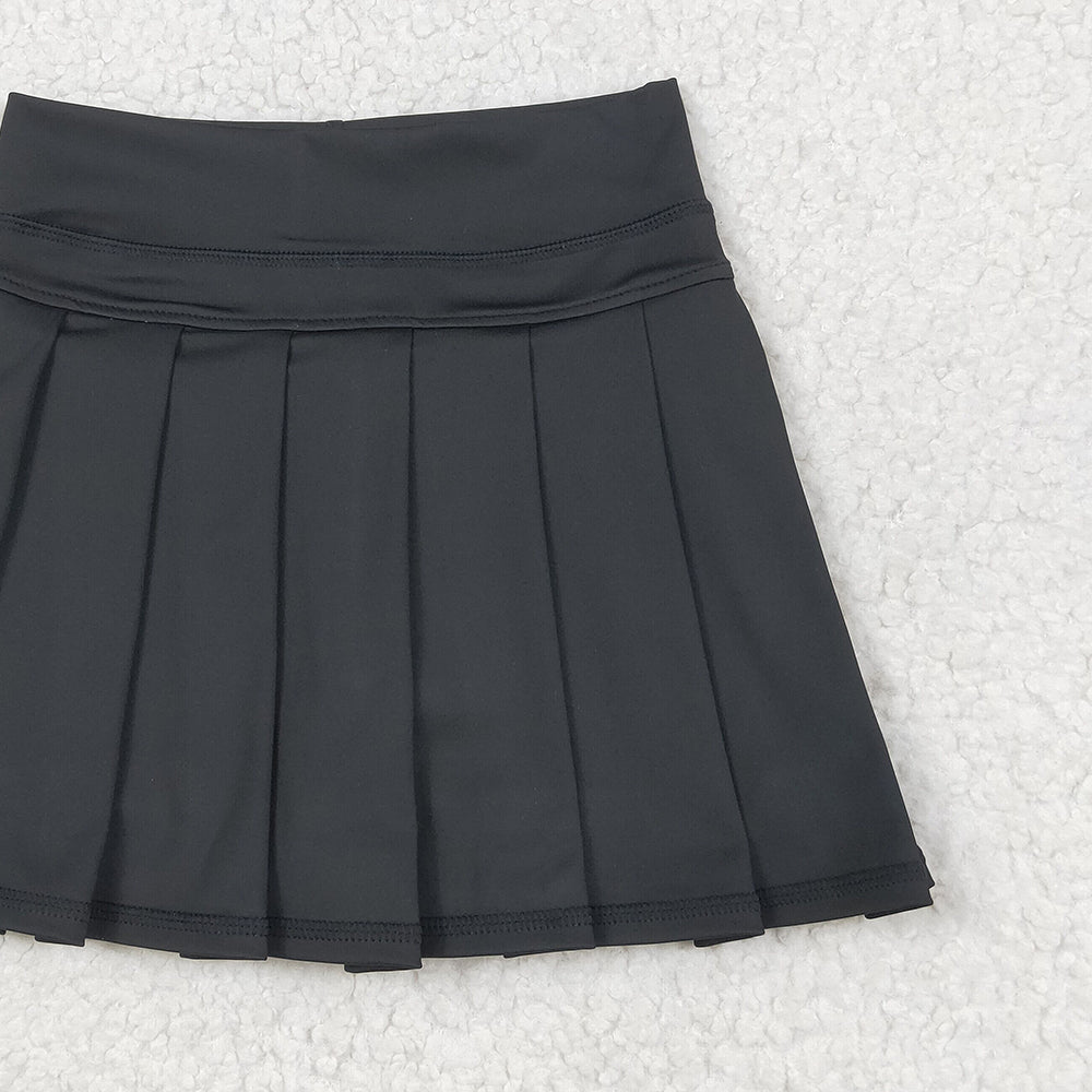 7.19 GLK0087 RTS NO MOQ Baby Girls Yoga Skirt baby girls clothes yoga black Skirts dress