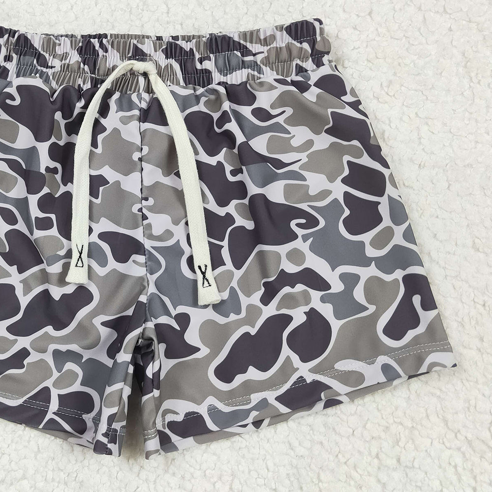 SS0079RTS NO MOQ Baby Boys Summer Swimsuits  Camo summer boy swim trunks