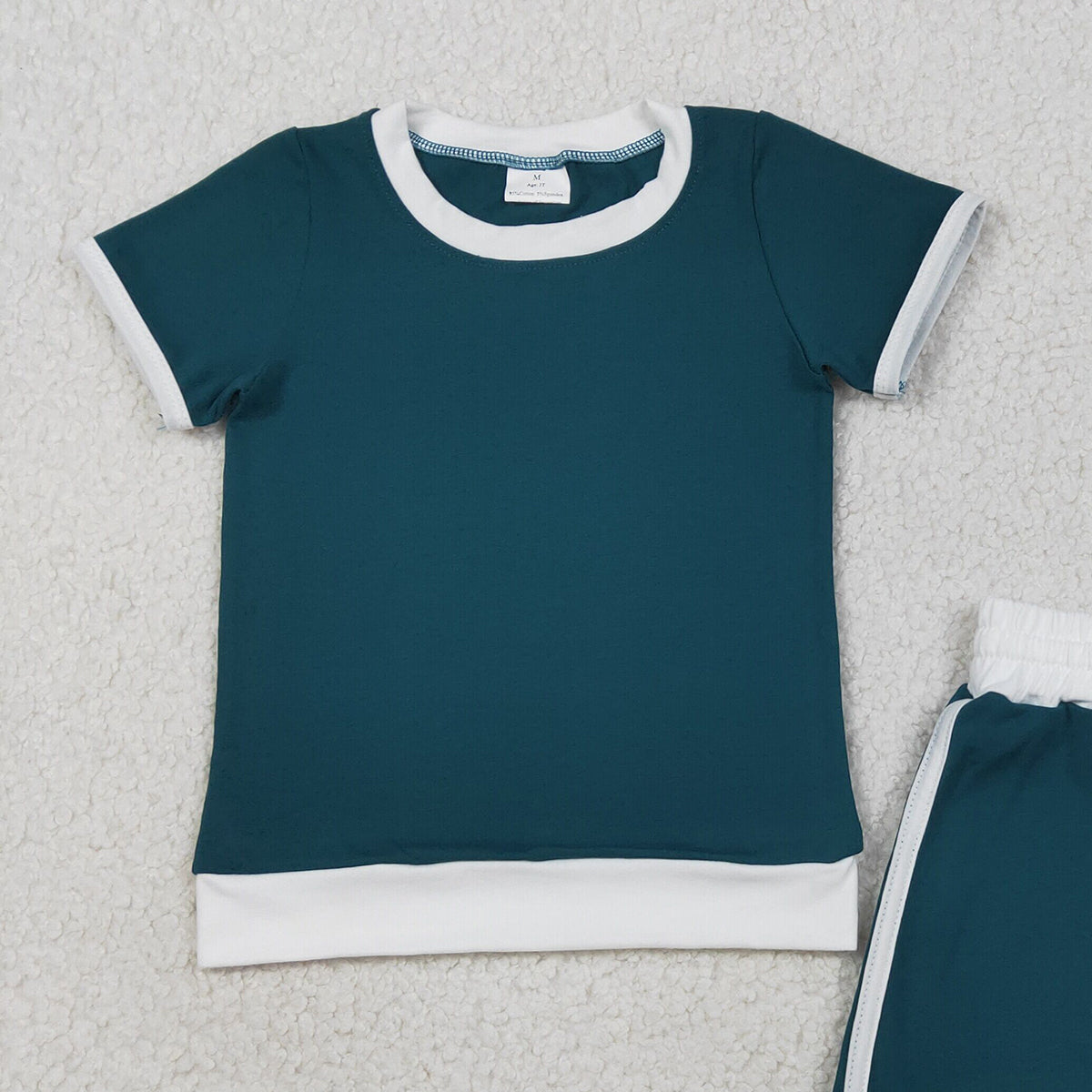 3.30 RTS NO MOQ （In stock）GSD3670 Short sleeves cotton top skirt kids girls summer outfits
