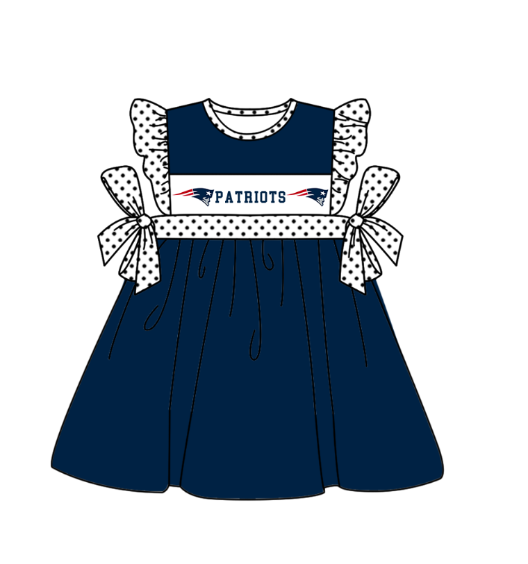 CUSTOM MOQ 5 Sibling Baby Kids Dark Blue Top Shorts Clothes Set Knee Length Dress Rompers