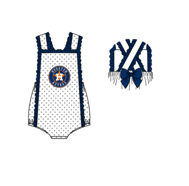 CUSTOM MOQ 5 Sibling Boys Baby Girls Blue Star Top Shorts Clothes Set Knee Length Dress Rompers