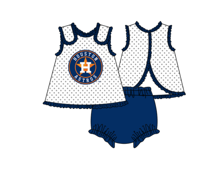 CUSTOM MOQ 5 Sibling Boys Baby Girls Blue Star Top Shorts Clothes Set Knee Length Dress Rompers