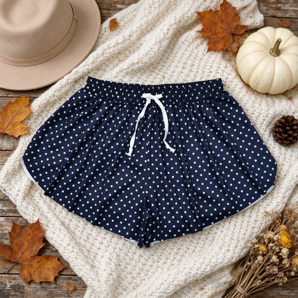 SS0806 RTS NO MOQ （In stock）yoga fabric SS0975 Yoga Adult Women Black Polka Dots Yoga Active Butterfly Shorts Bottom