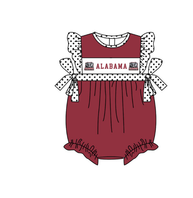 CUSTOM MOQ 5 Sibling Boys Baby Girls Red Polka Dots Top Shorts Clothes Set Knee Length Dress Rompers