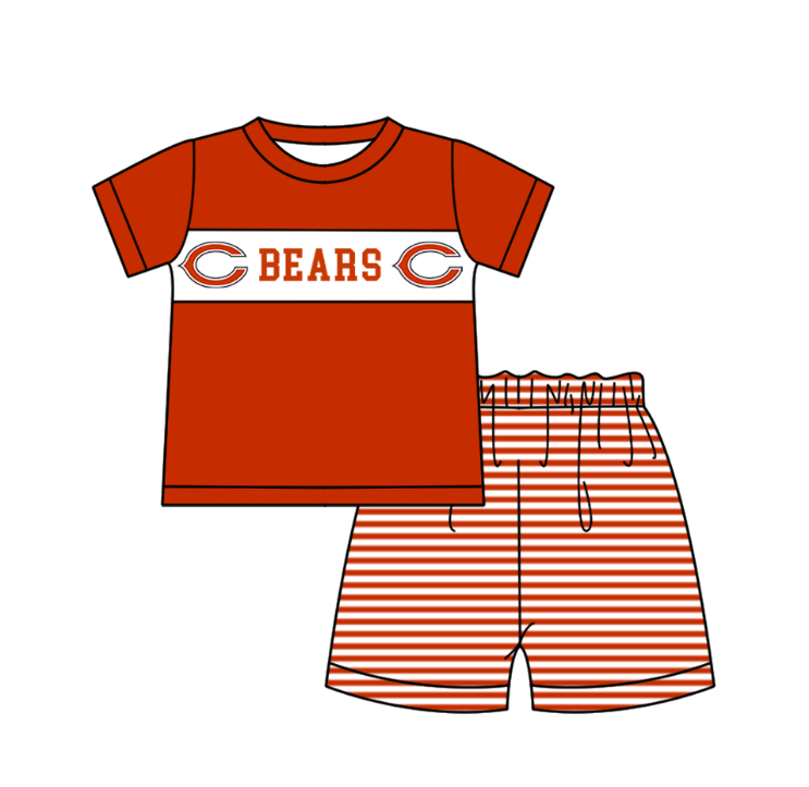 CUSTOM MOQ 5 Sibling Baby Kids Red Top Shorts Clothes Set Knee Length Dress Rompers