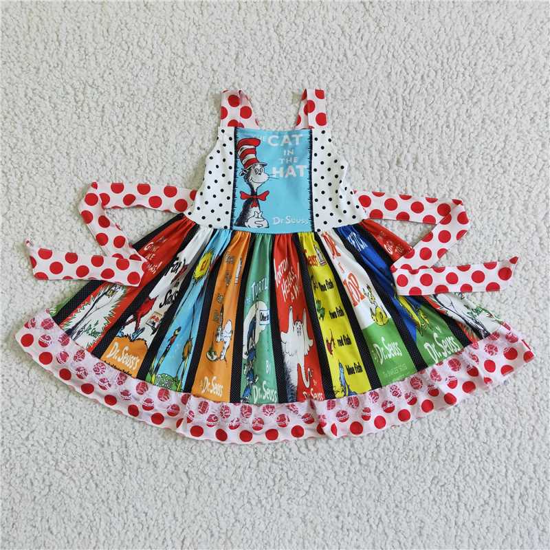 A12-22  Strap twirl reading dresses