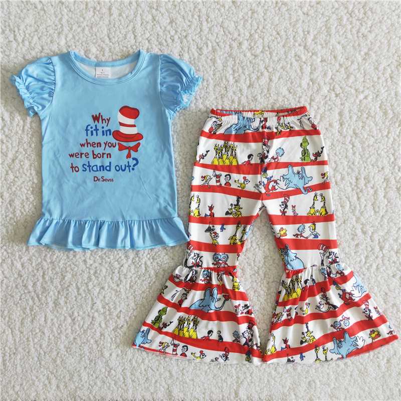 A14-22 Blue reading bell set