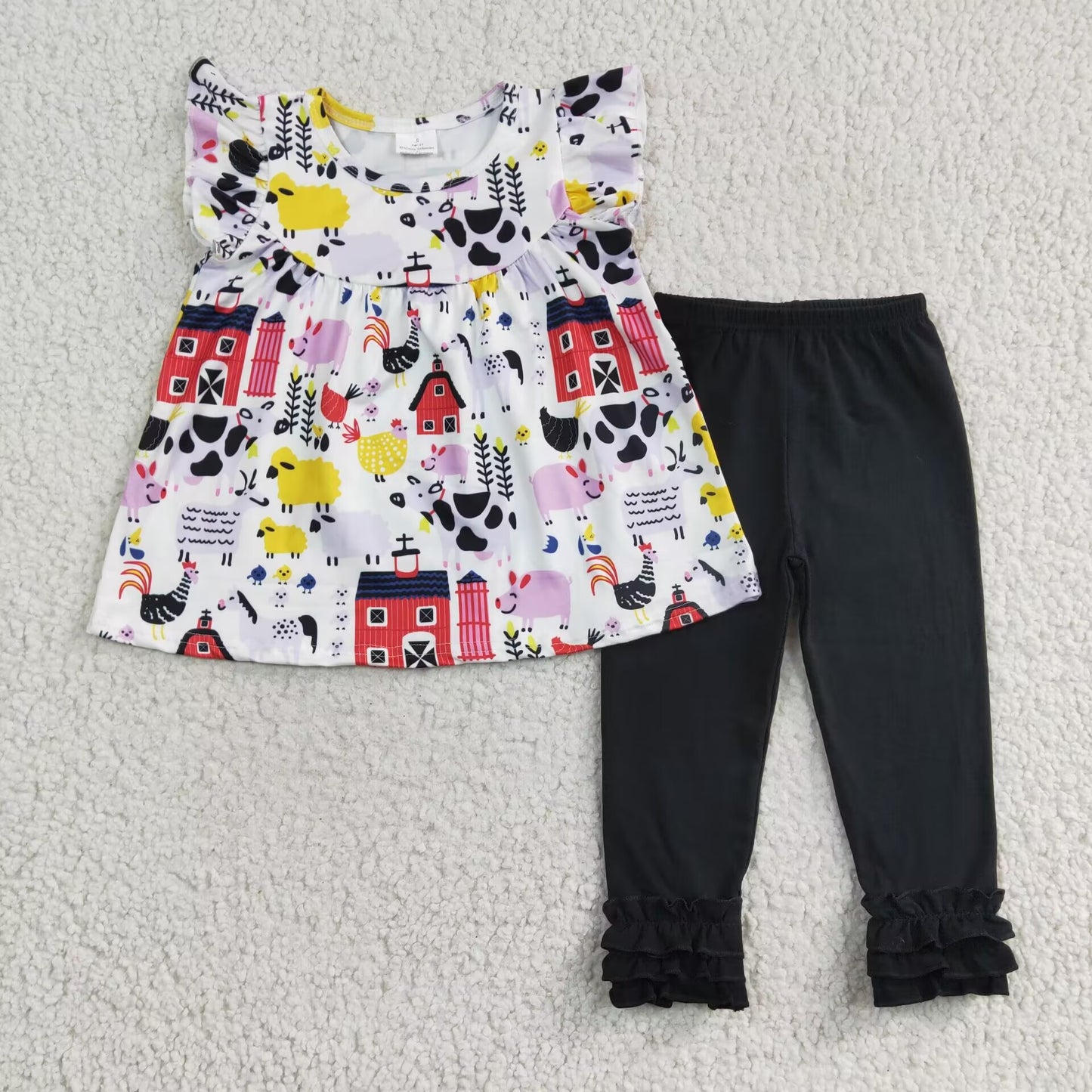 A9-8 Girl Farm Solid Outfit