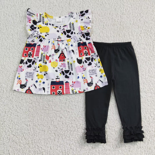 A9-8 Girl Farm Solid Outfit