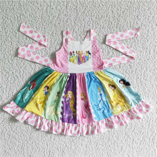 C0-23 RTS NO MOQBaby Girls Summer Dress Princess Twirl dresses