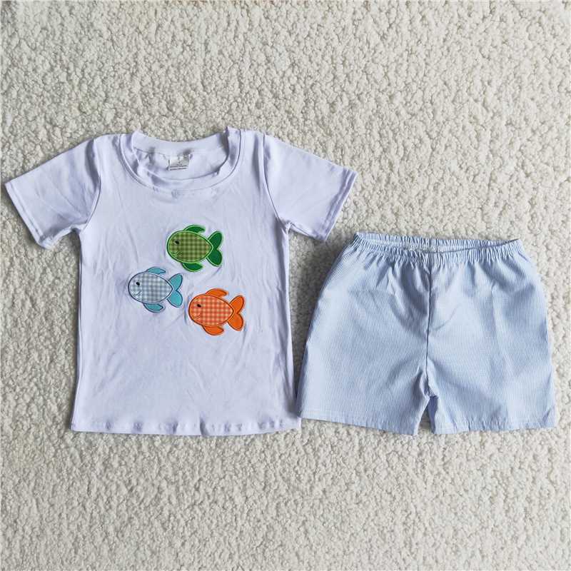 A6-14 Sales New RTS No Moq Promotion Fish lattice outfits