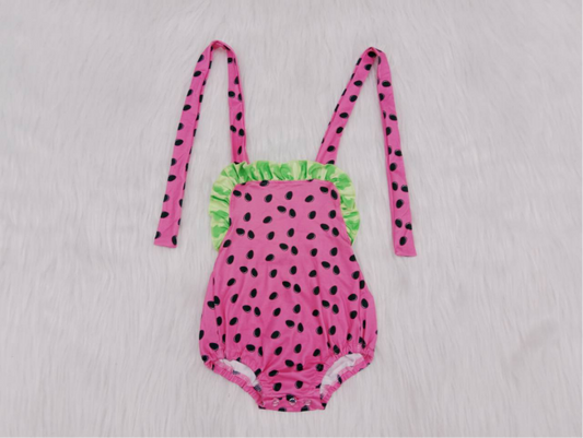 A9-9  Sling watermelon romper