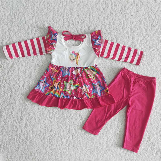 6 A33-3Tunic leggings big girls clothing