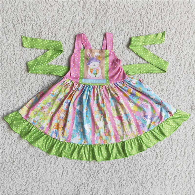 A16-13  Easter bunny twirl dresses